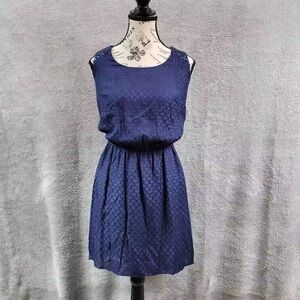 Lilly Pulitzer Blue Sleeveless Scoop Neck Sundress size s